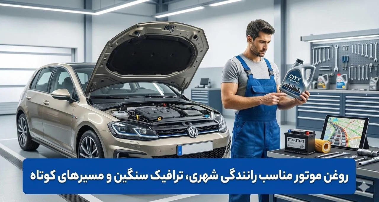 روغن موتور مناسب رانندگی شهری، ترافیک سنگین و مسیرهای کوتاه