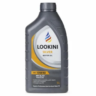 روغن موتور لوکینی Silver 10W-40 SL حجم ۱ لیتر (Lookini)