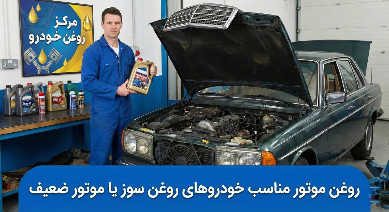 روغن موتور مناسب خودروهای روغن‌سوز یا موتور ضعیف