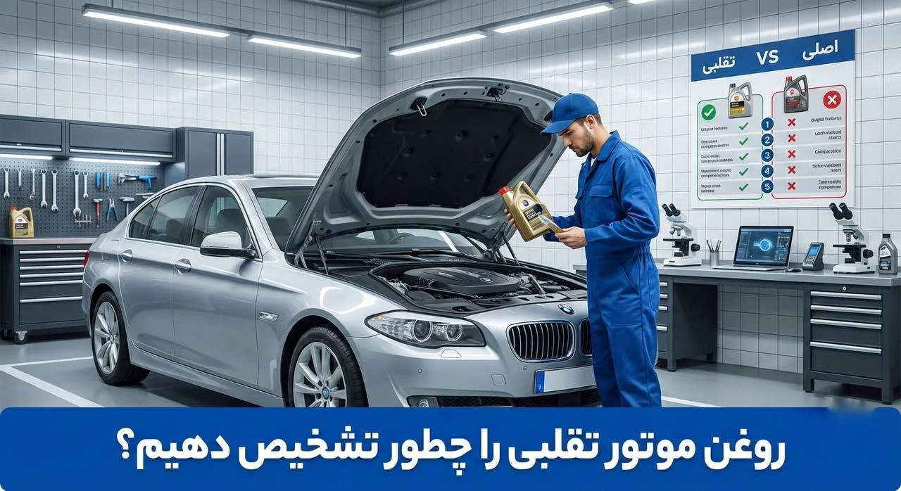 روغن موتور تقلبی را چگونه تشخیص دهیم؟